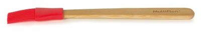 Pincel silicone com cabo de bamboo